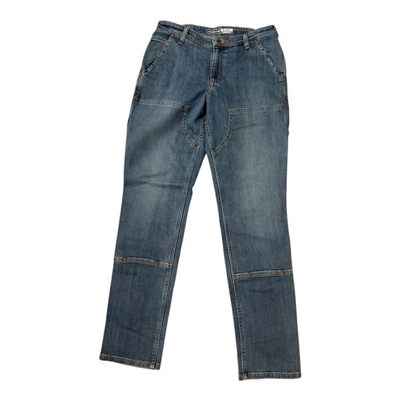 Carhartt Women’s Rugged Flex Relaxed Fit Double Front Jeans BD5110-W Size 8 Tall - Picture 2 of 9